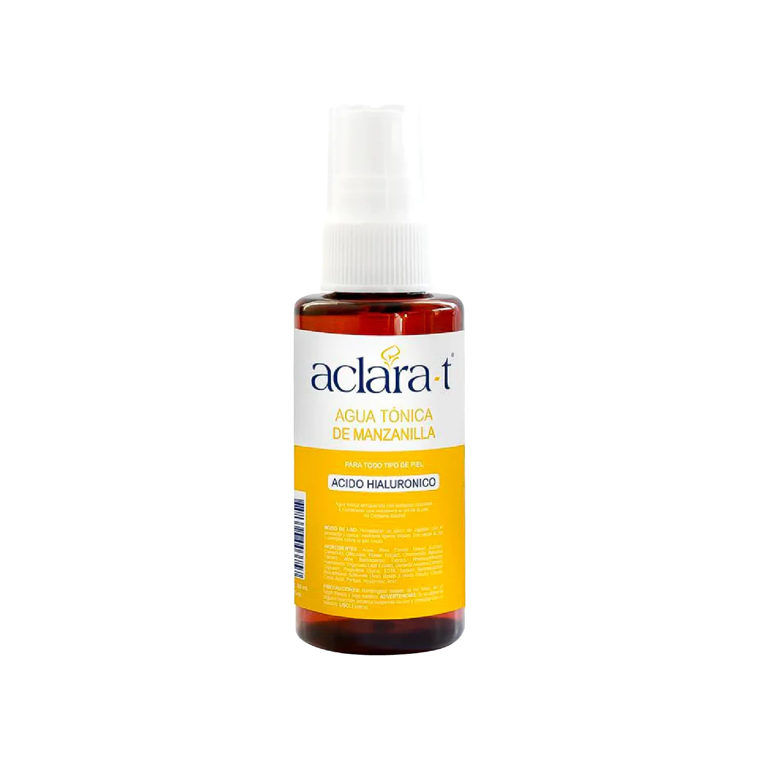 Aclara-T Agua Tónica de Manzanilla con Ácido Hialurónico  – 60ml