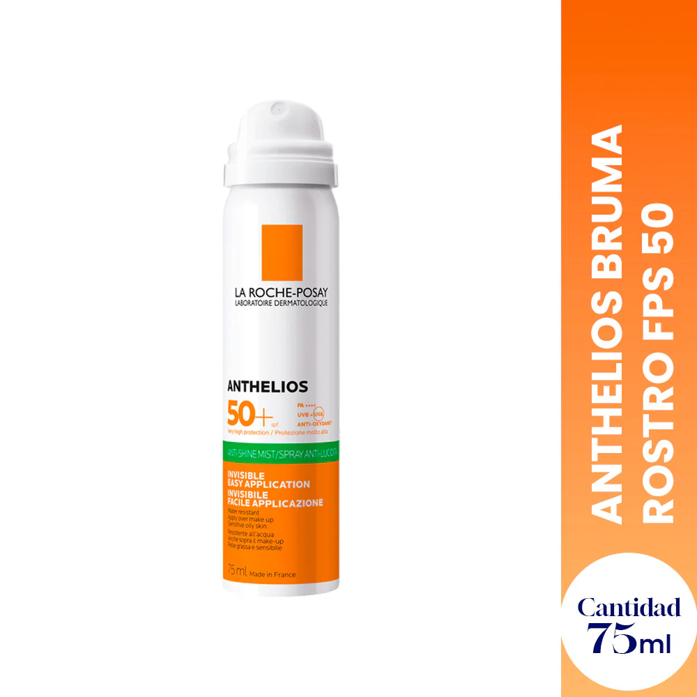Protector Solar Anthelios Bruma Rostro FPS 50 75ml - LA ROCHE POSAY