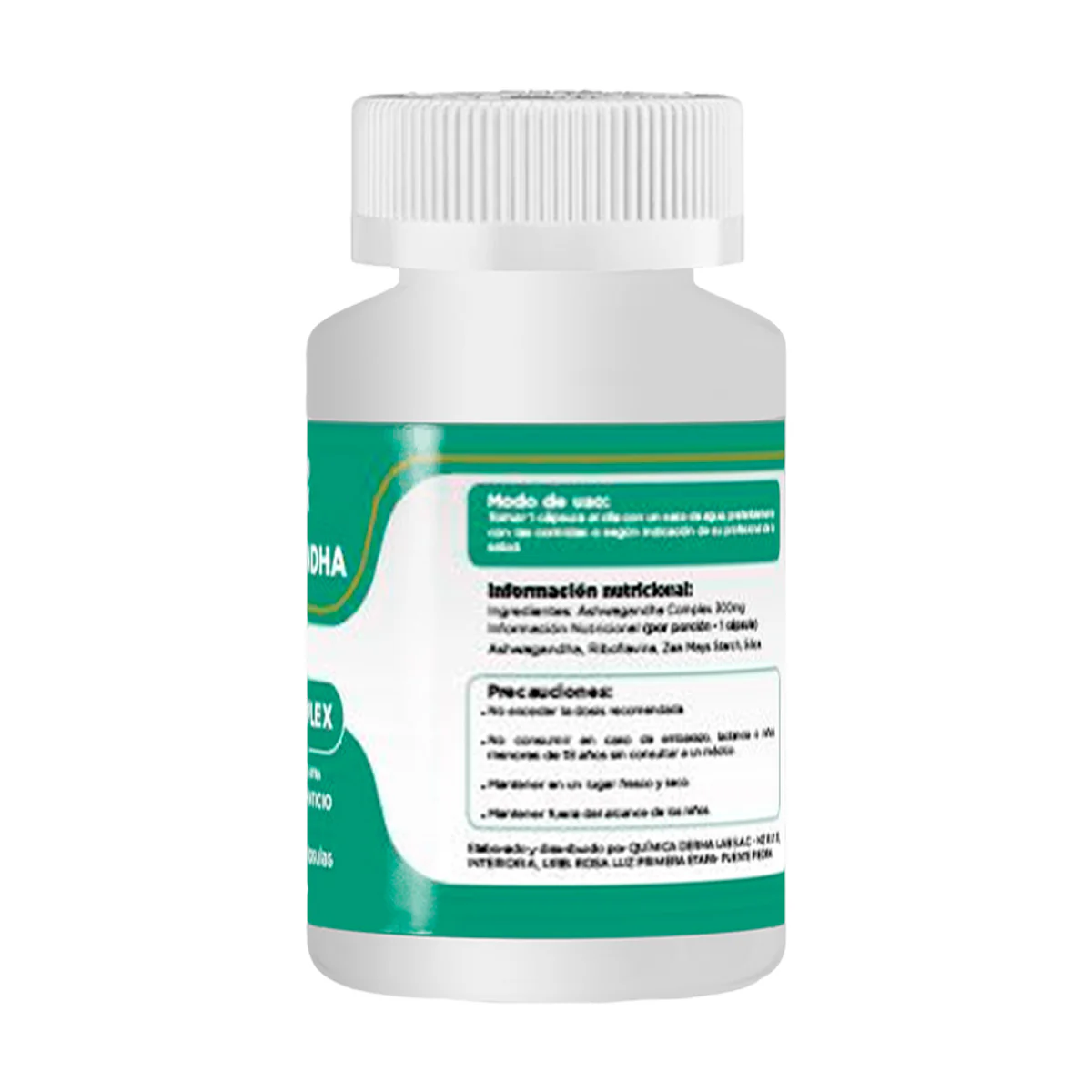 DERMO SUMAK – SUPLEMENTO NATURAL PARA ENERGÍA Y ESTRÉS – ASHWAGANDHA ENERGÍA NATURAL – 100 CÁPSULAS - Image 4
