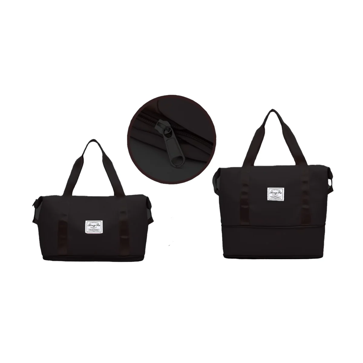 Bolsas Expandibles de viaje 2 en 1 Negro - Image 6