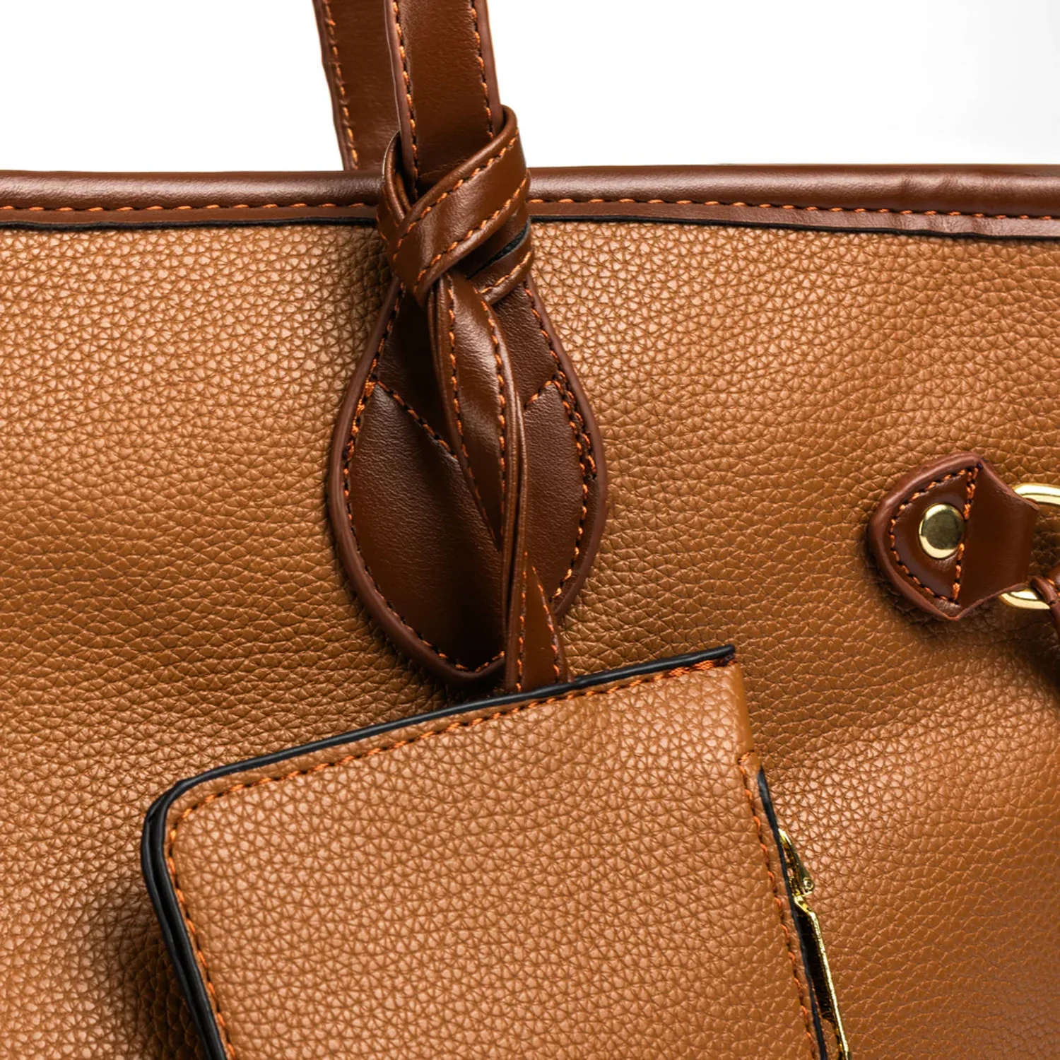 Bolso Grande de mano y de hombro para Dama Camel - Image 2