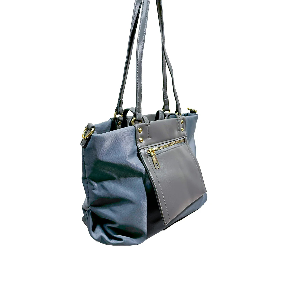 Bolso Mediano de mano para mujer Gris - Image 3