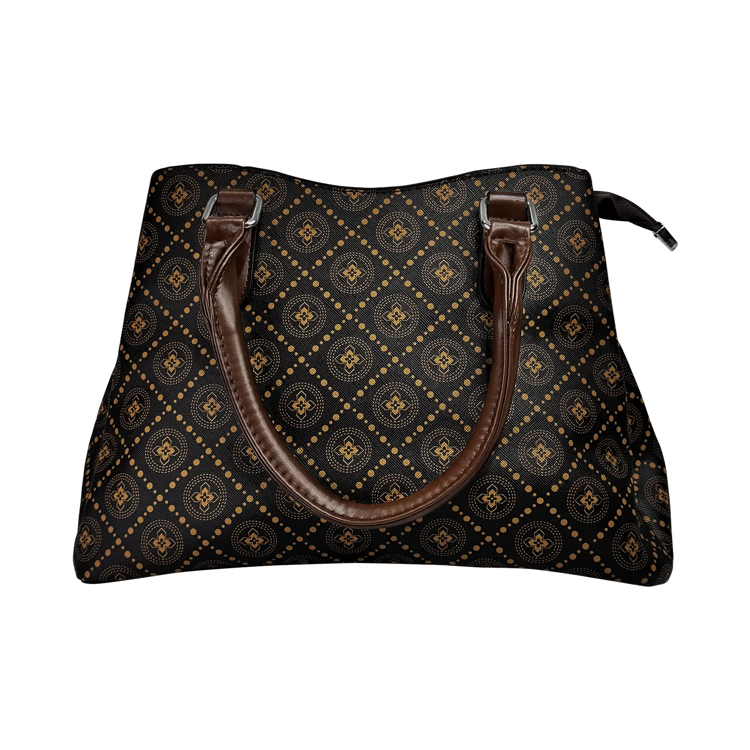 Cartera de Moda de Mano + Monedero para Dama Cafe - Image 2