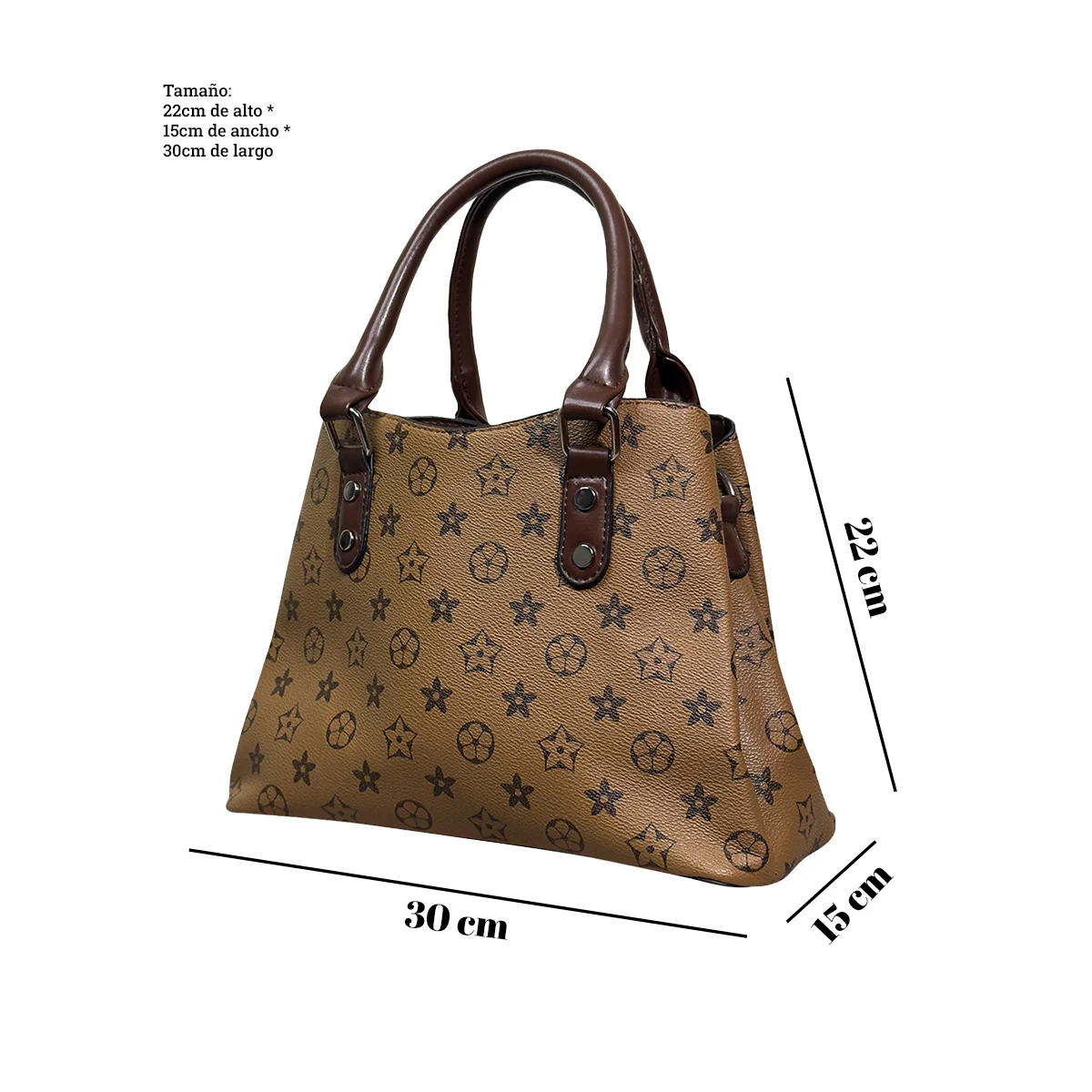 Cartera de Moda de Mano para Dama Beige - Image 4