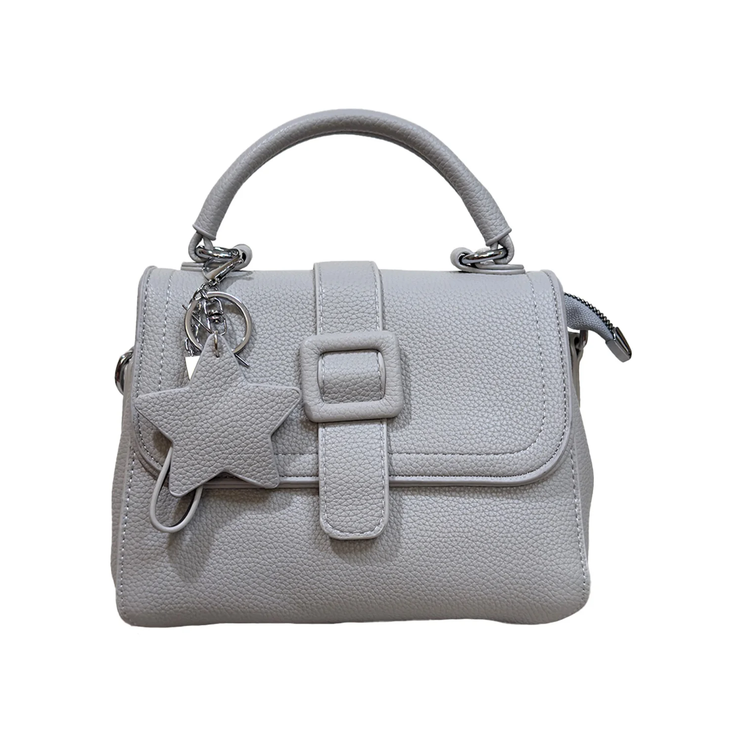 Cartera y Bandolera con detalles GRIS - Image 5