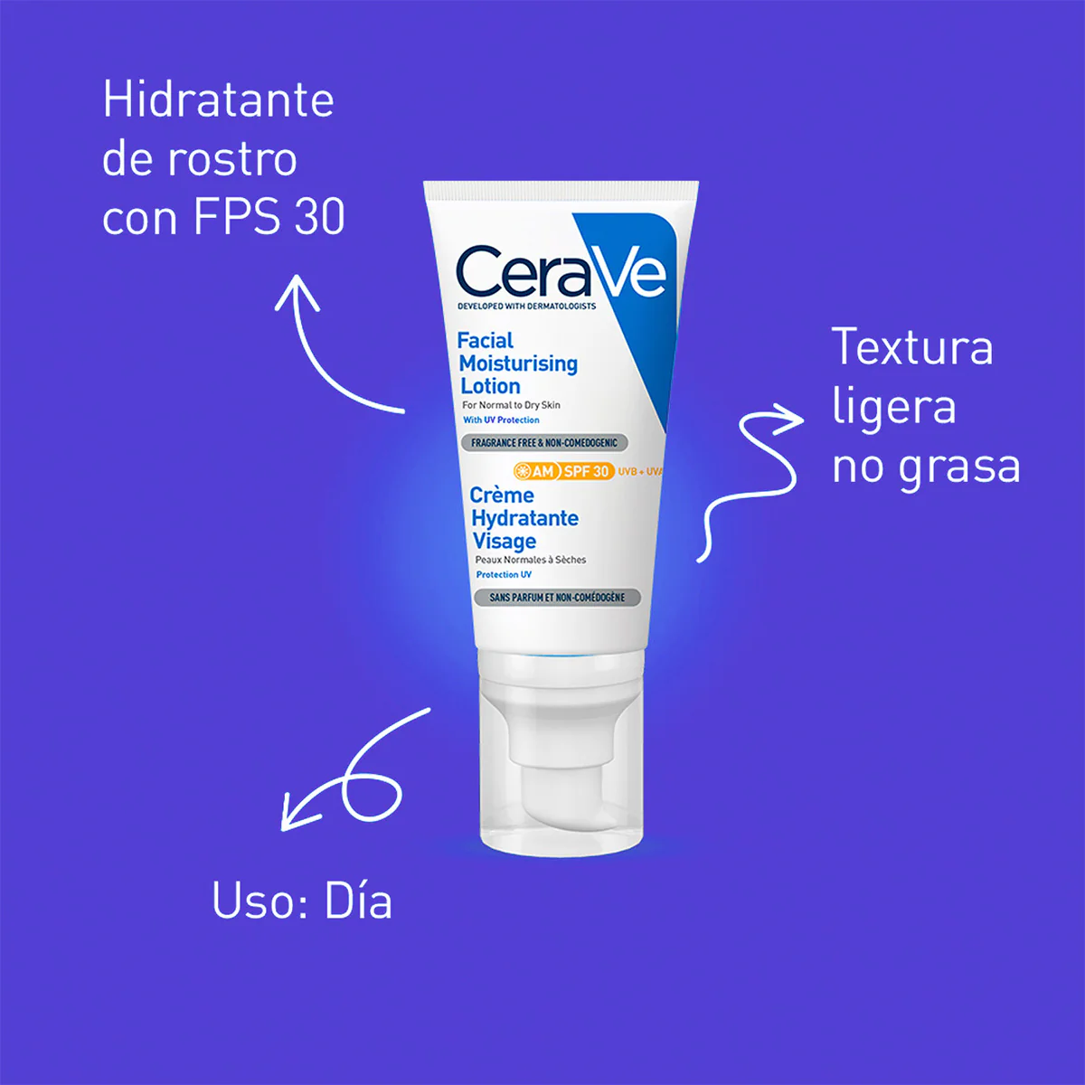 CeraVe Crema Hidratante Facial SPF 30 AM 52ml - Image 6