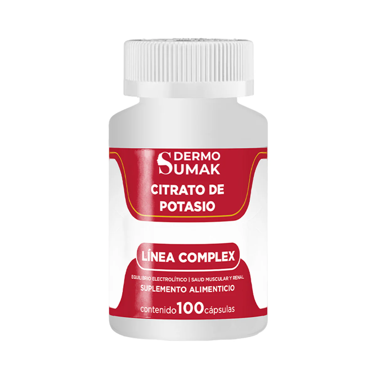 DERMO SUMAK – SUPLEMENTO PARA SALUD MUSCULAR Y NERVIOSA – CITRATO DE POTASIO SALUD MUSCULAR – 100 CÁPSULAS - Image 4