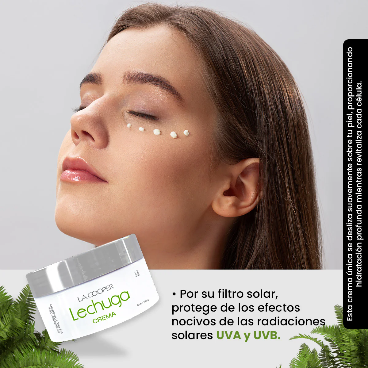 La Cooper Crema Facial – Protección Solar – Crema de Lechuga SPF10 100g - Image 2
