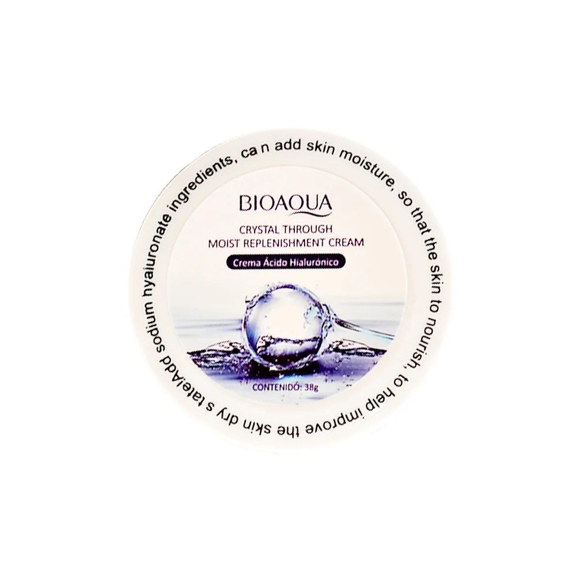 BIOAQUA Crema de Ácido Hialurónico Corporal – Hidratante – 38g - Image 2