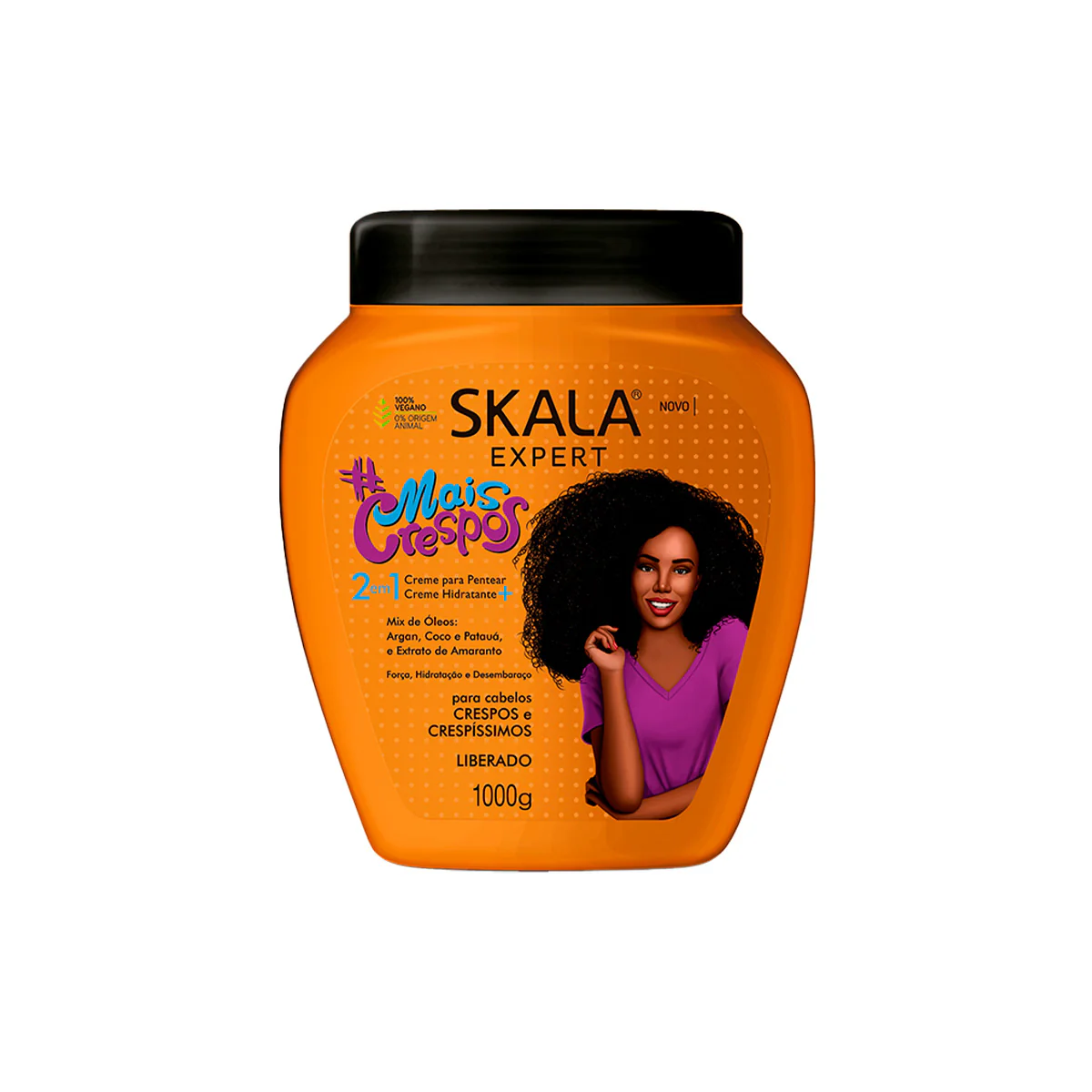 Crema Capilar Skala Mais Crespos 2 en 1 1kg – Cabello Crespo y Rizado - Image 2
