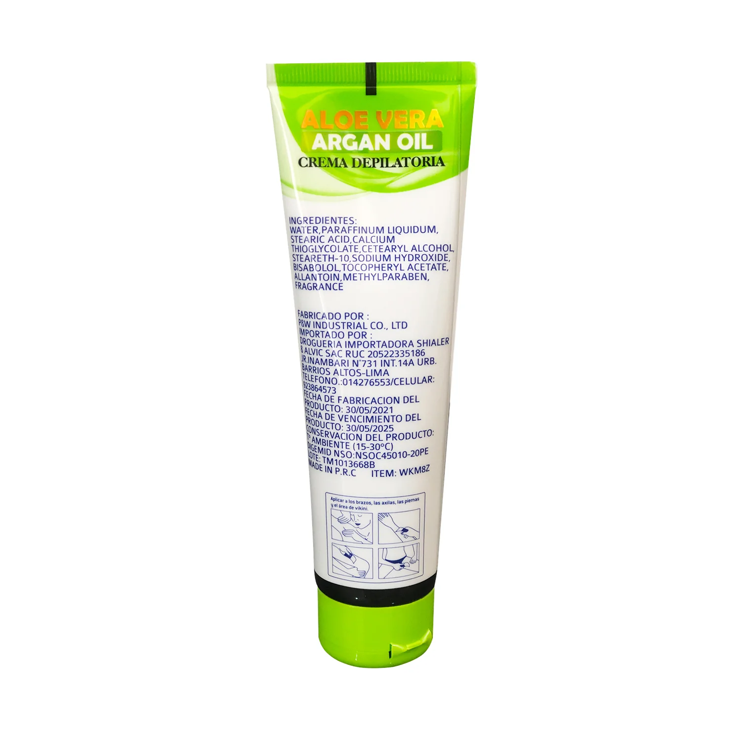 ¡LIQUIDACIÓN! Crema Depiladora Aloe Vera - Niña Bonita 100 ML - Image 3