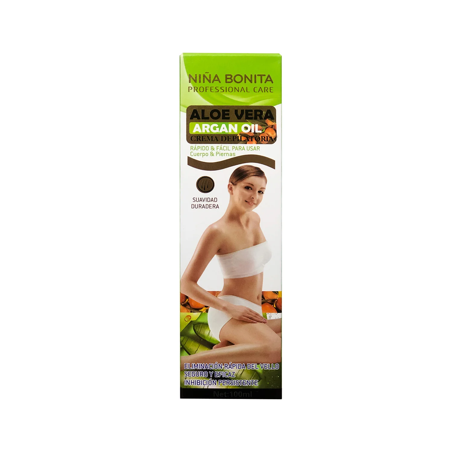 ¡LIQUIDACIÓN! Crema Depiladora Aloe Vera - Niña Bonita 100 ML - Image 4