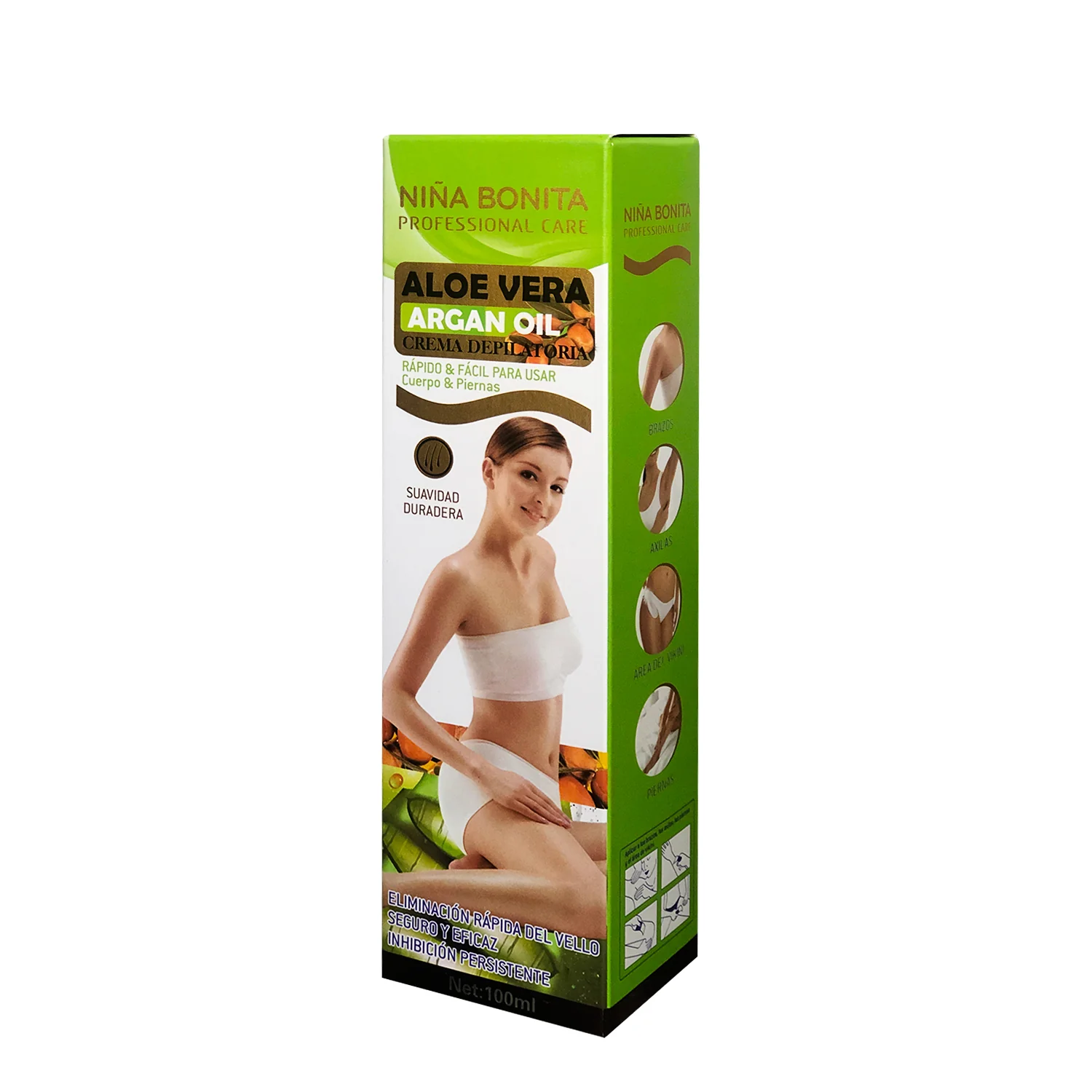 ¡LIQUIDACIÓN! Crema Depiladora Aloe Vera - Niña Bonita 100 ML - Image 5