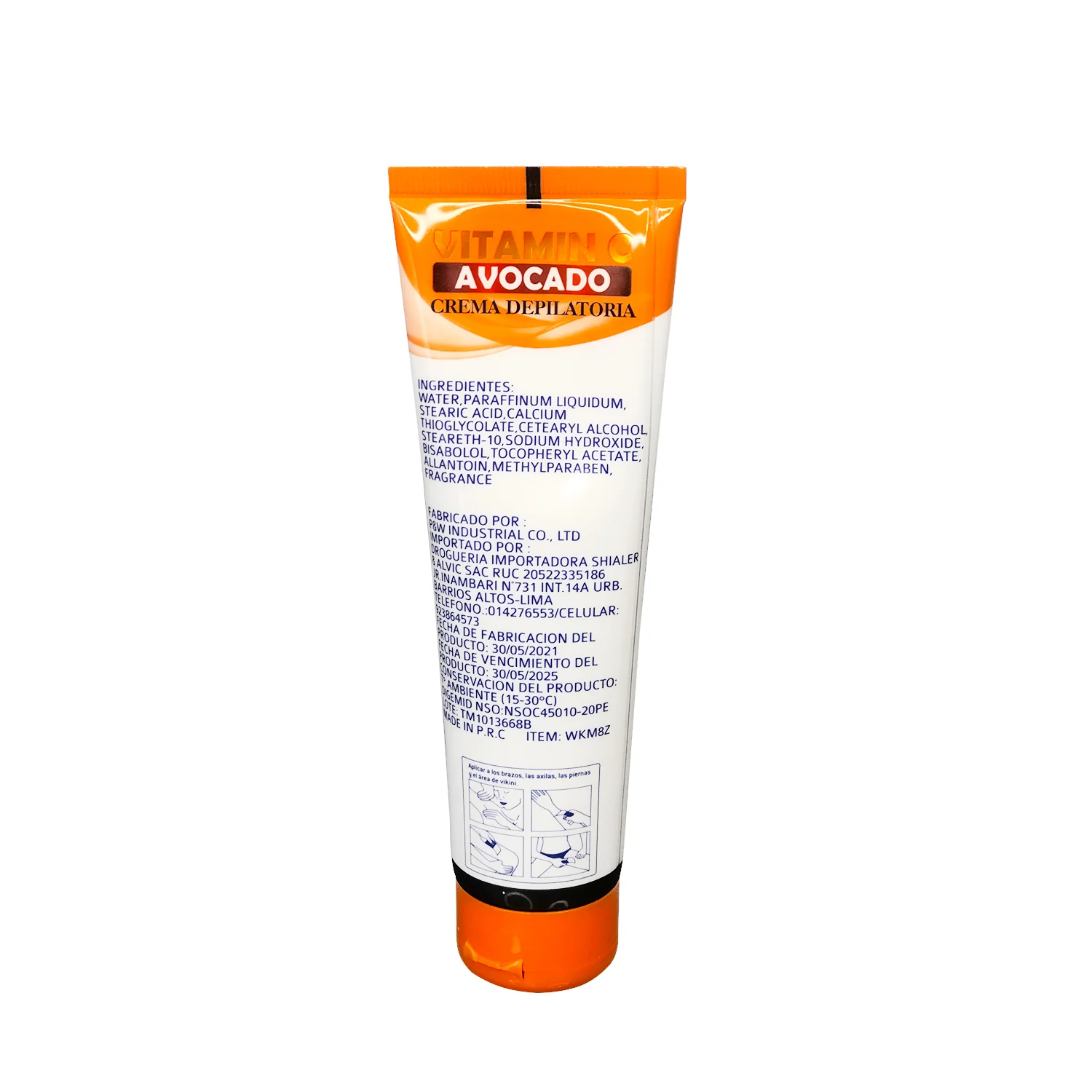 ¡LIQUIDACIÓN! Crema Depiladora Vitamina C - Niña Bonita 100ml - Image 3
