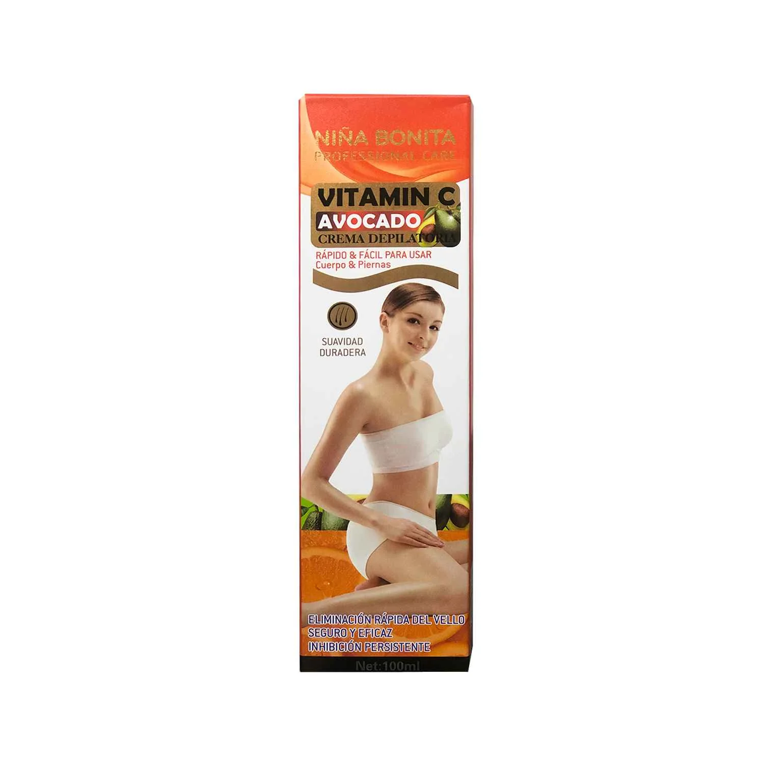 ¡LIQUIDACIÓN! Crema Depiladora Vitamina C - Niña Bonita 100ml - Image 5