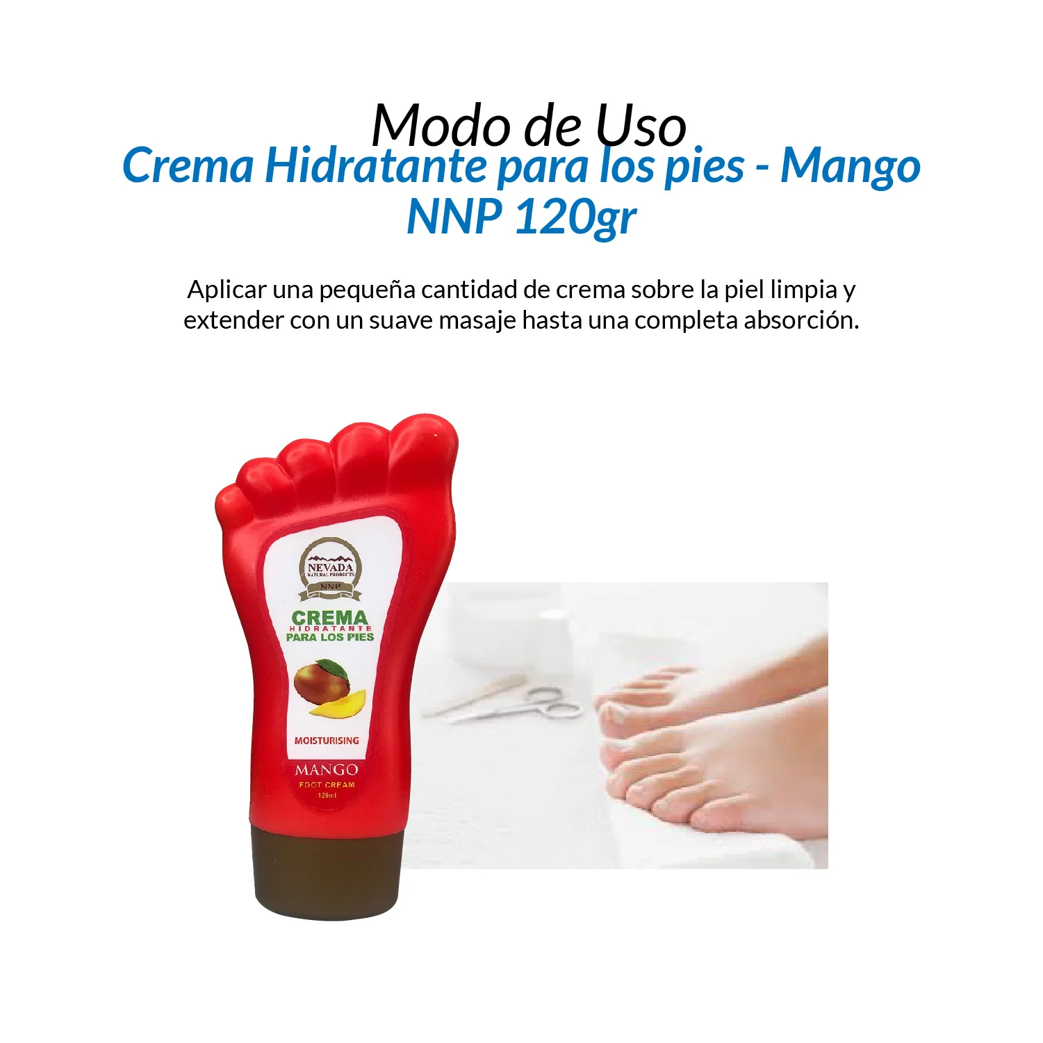 Crema Hidratante para los pies - Mango 120ml - Image 3