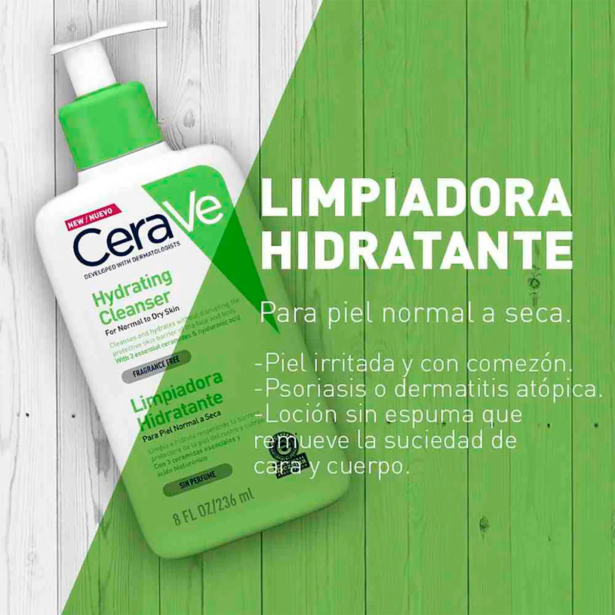Crema Limpiadora Hidratante Hydrating Cleanser 236ml - CeraVe - Image 6