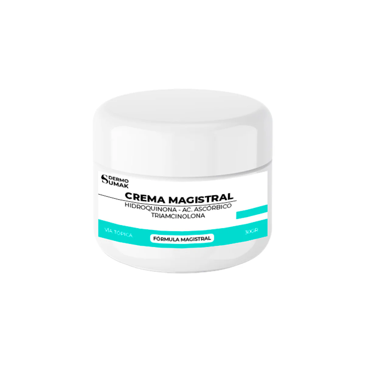 CREMA MAGISTRAL HIDROQUINONA 4% & AC ASCORBICO 2% & TRIANCINOLONA 0.025% 30GR - DERMO SUMAK - Image 2