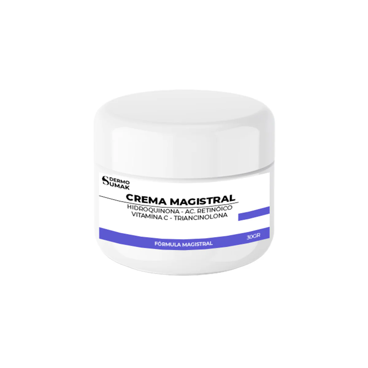 CREMA MAGISTRAL HIDROQUINONA 4% & AC RETINOICO 0.025% & VITAMINA C 2% & TRIANCINOLONA 0.025% 30GR - DERMO SUMAK - Image 2