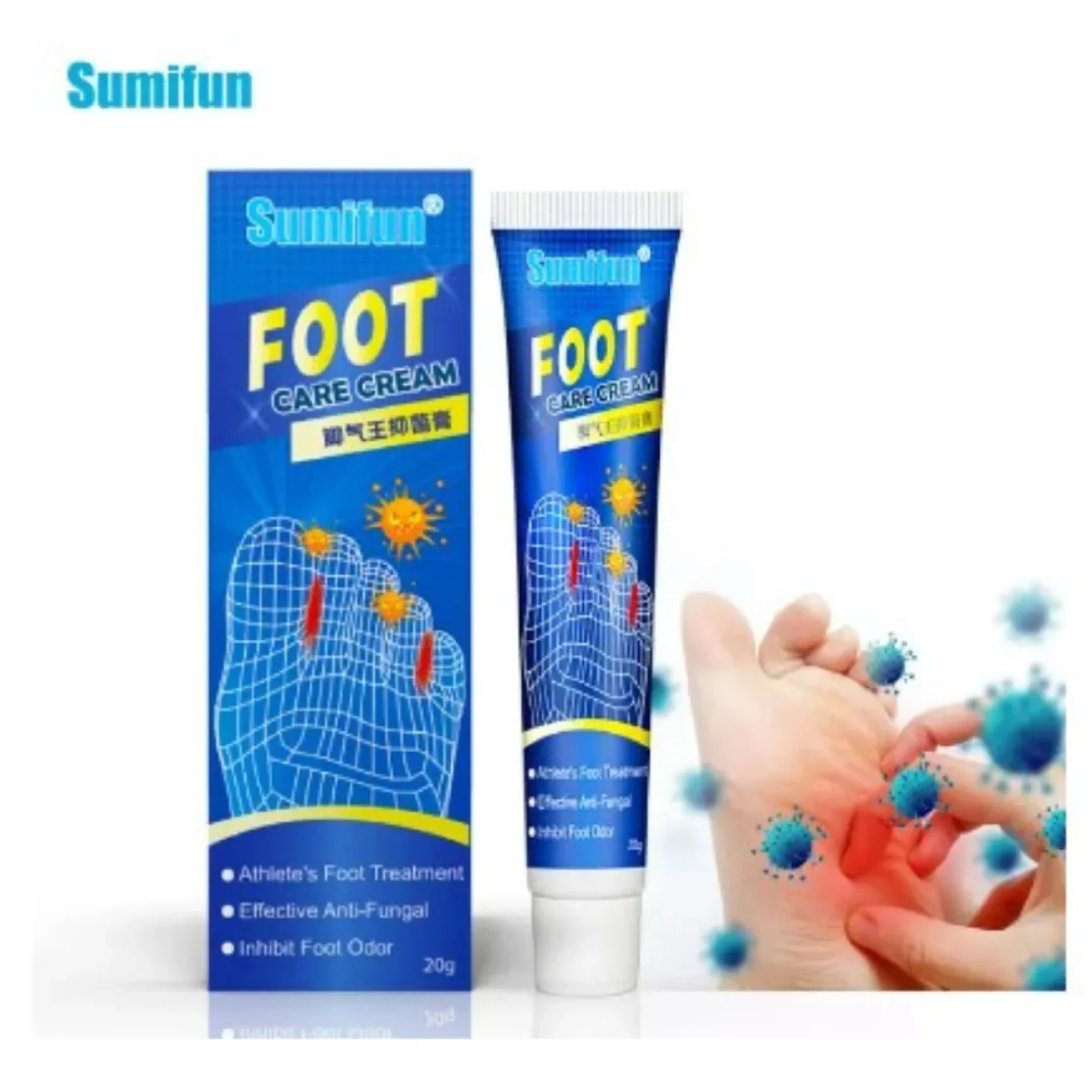 Crema Antihongos Para Pies de Atleta - Semifun 20g - Image 2