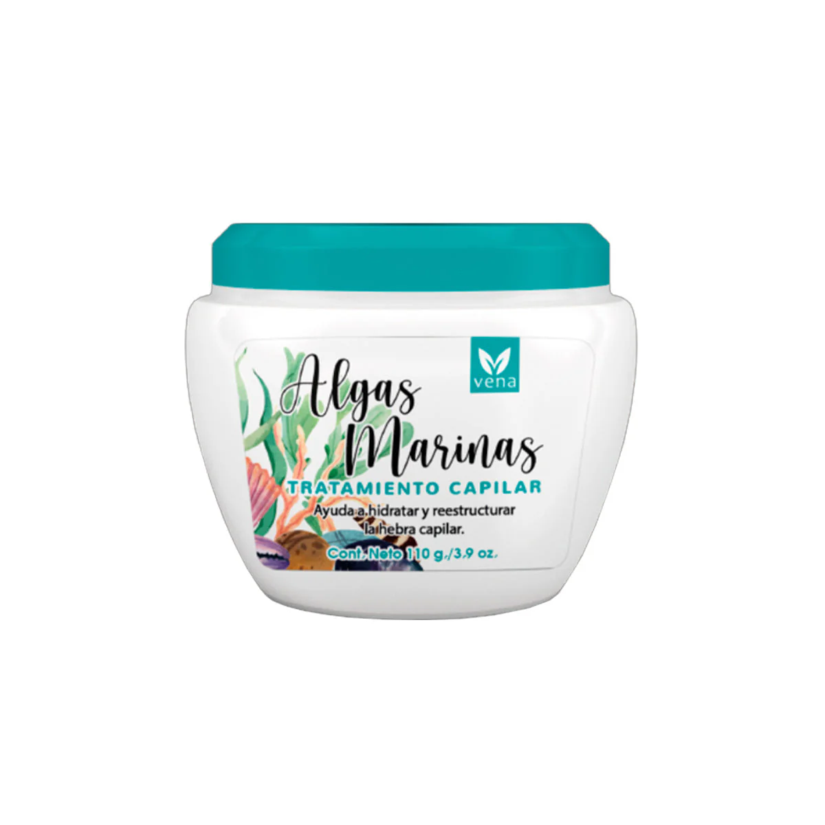 Vena Crema Tratamiento Capilar de Algas Marinas 110g | Brillo Natural - Image 2
