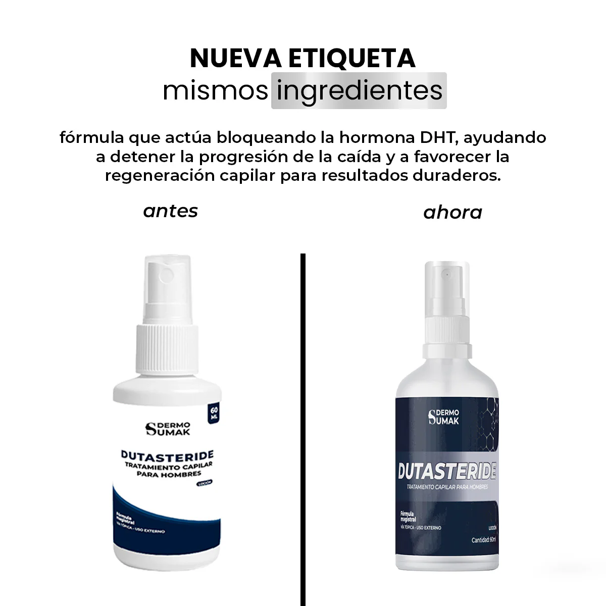 Loción Dutasteride 0.5% -  Tratamiento Capilar para Hombres - DERMOSUMAK® - Image 2