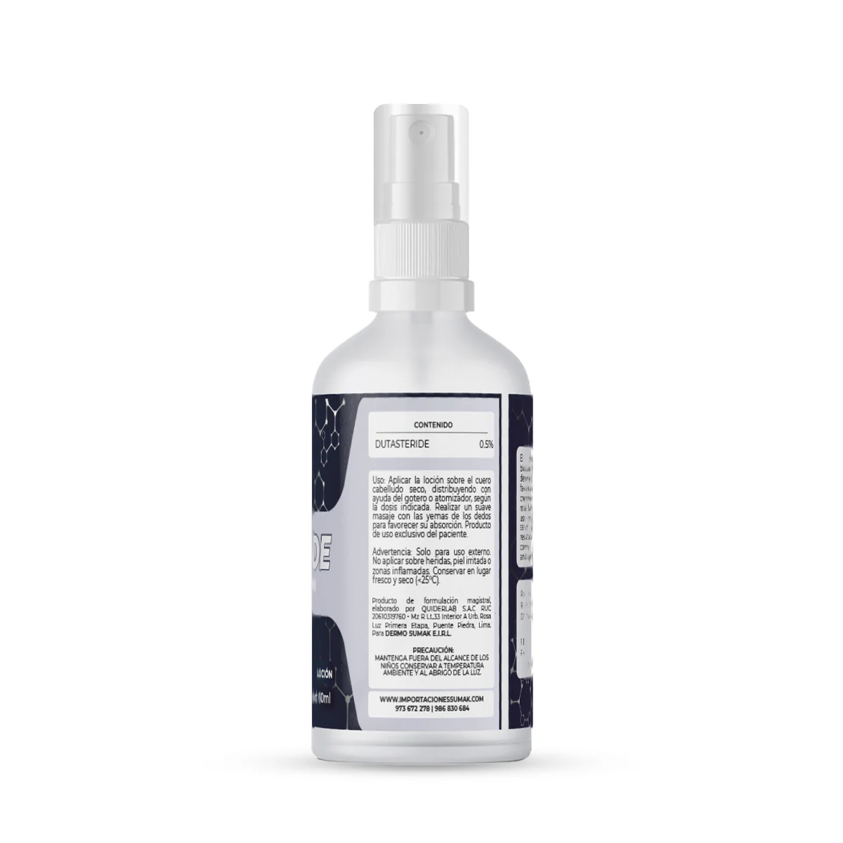 Loción Dutasteride 0.5% -  Tratamiento Capilar para Hombres - DERMOSUMAK® - Image 3