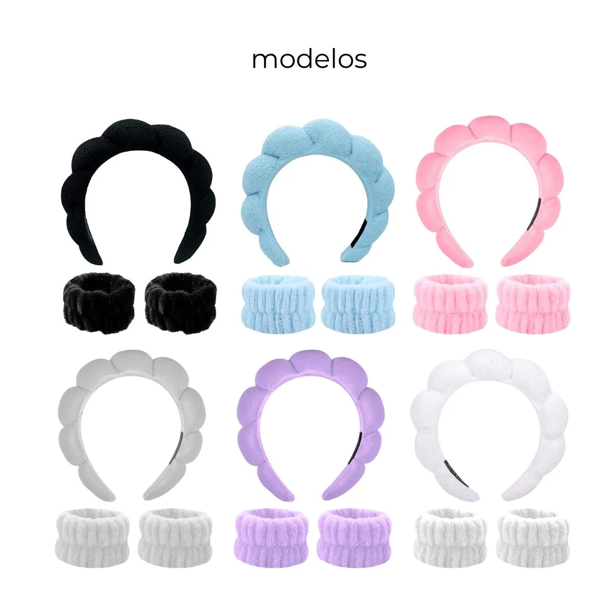 DIADEMA DE BAÑO + PULSERAS DE MUÑECA - Image 2