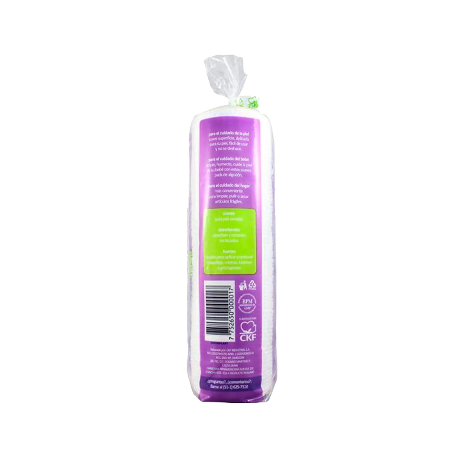 DISCOS DE ALGODÓN – COTTONPADS – LIMPIEZA SUAVE Y EFECTIVA – 120 UNIDADES - Image 4