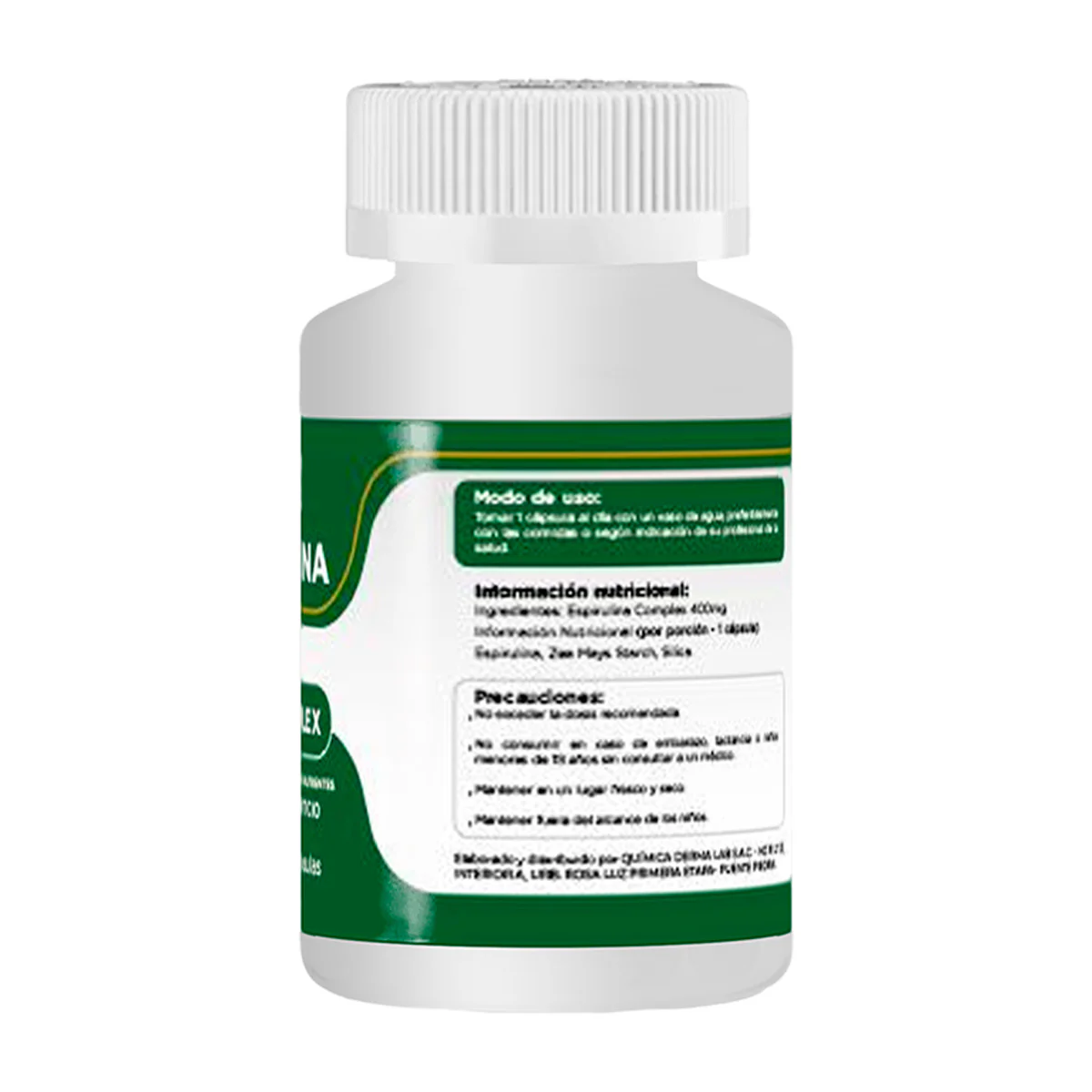 DERMO SUMAK – SUPLEMENTO PARA ENERGÍA Y DEFENSAS – ESPIRULINA SUPERALIMENTO NATURAL – 100 CÁPSULAS - Image 3