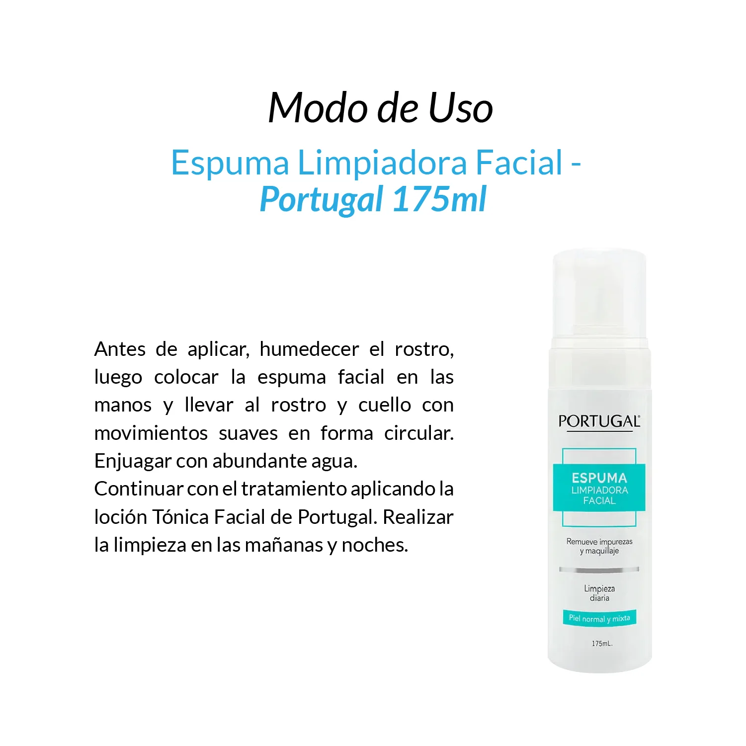 Espuma Limpiador Facial - Portugal 175ml - Image 3