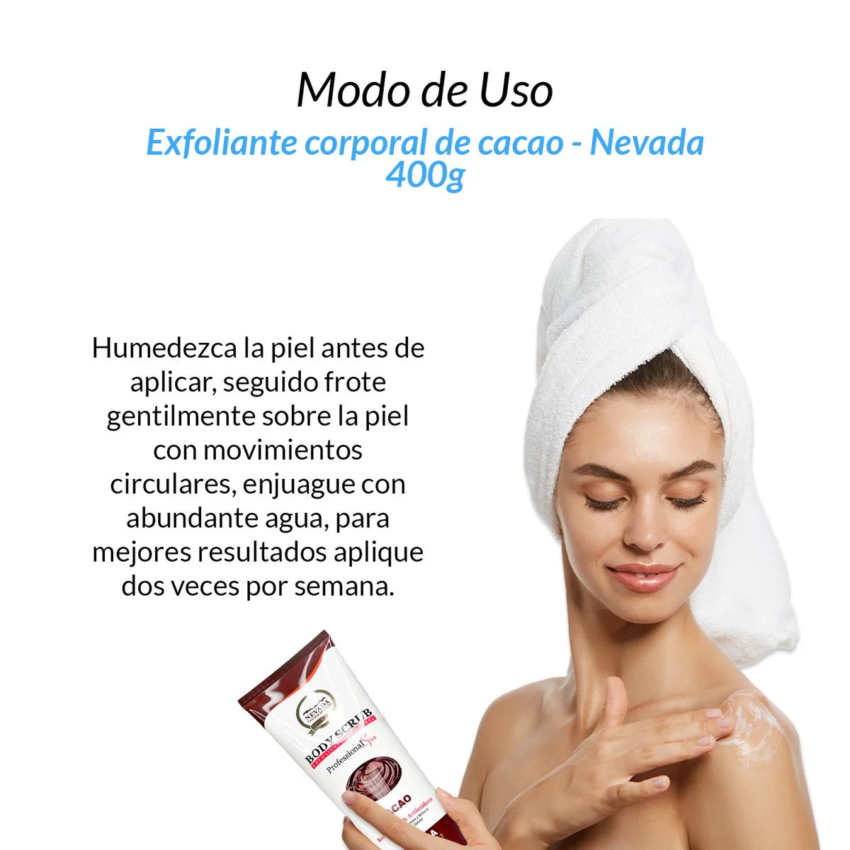 Exfoliante corporal de cacao 400g - Nevada - Image 3