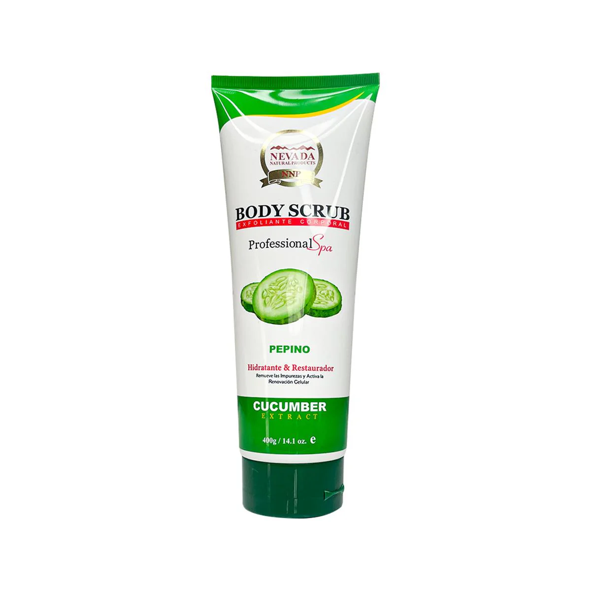 Exfoliante corporal de pepino 400g - Nevada