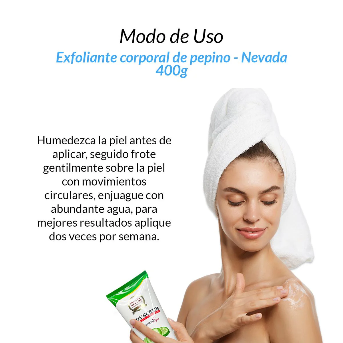 Exfoliante corporal de pepino 400g - Nevada - Image 3