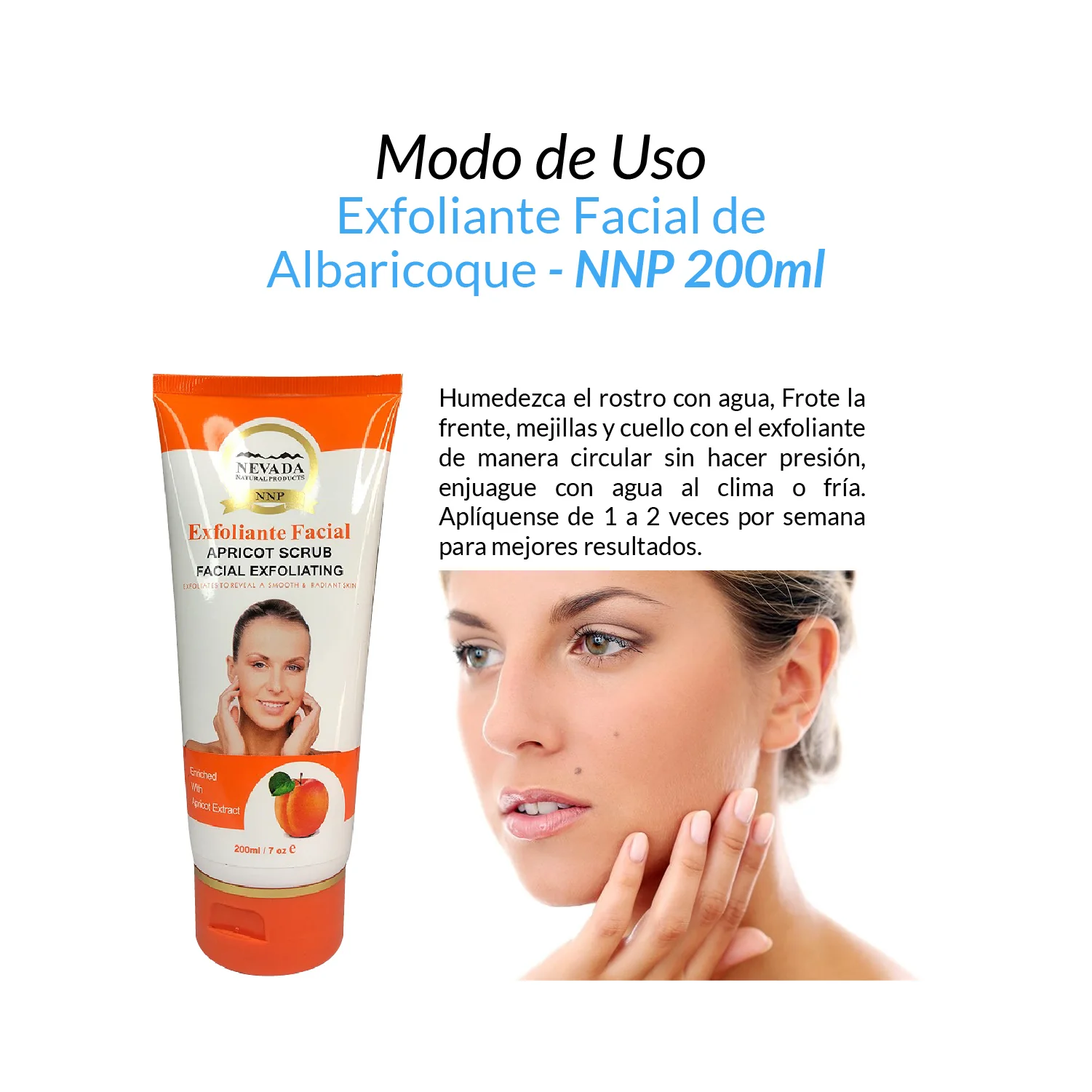 Exfoliante Facial de Albaricoque 200ml - Image 4