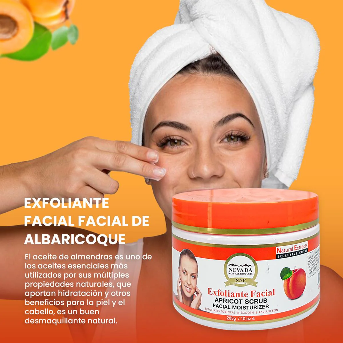 Exfoliante facial de albaricoque 283g - Nevada - Image 2