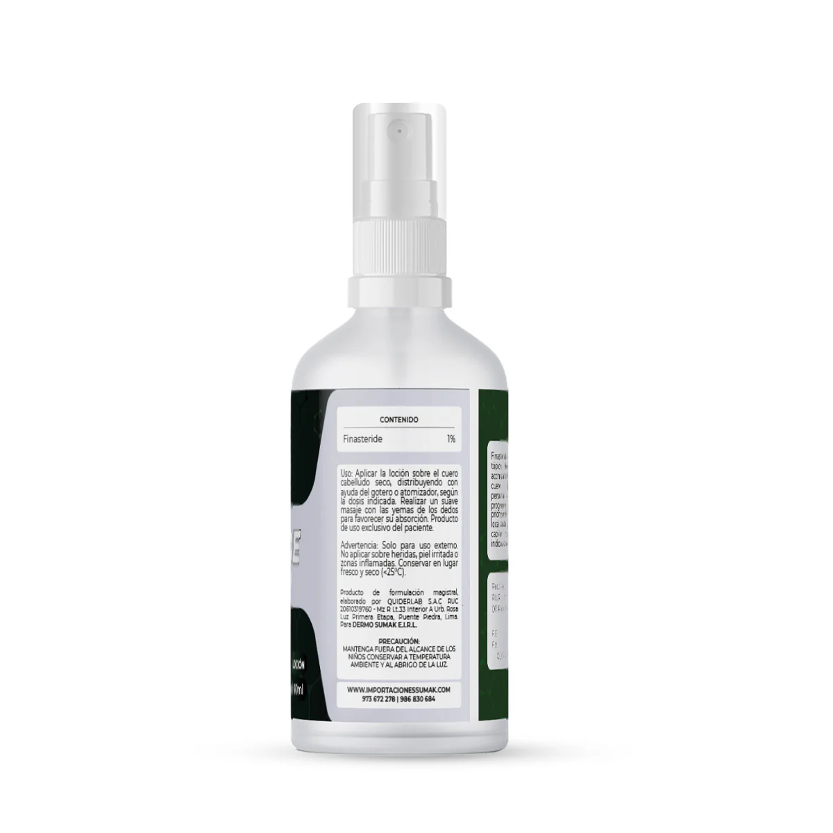 Finasteride 1% - Loción Tratamiento Capilar para Hombres 60ml - DERMOSUMAK - Image 4
