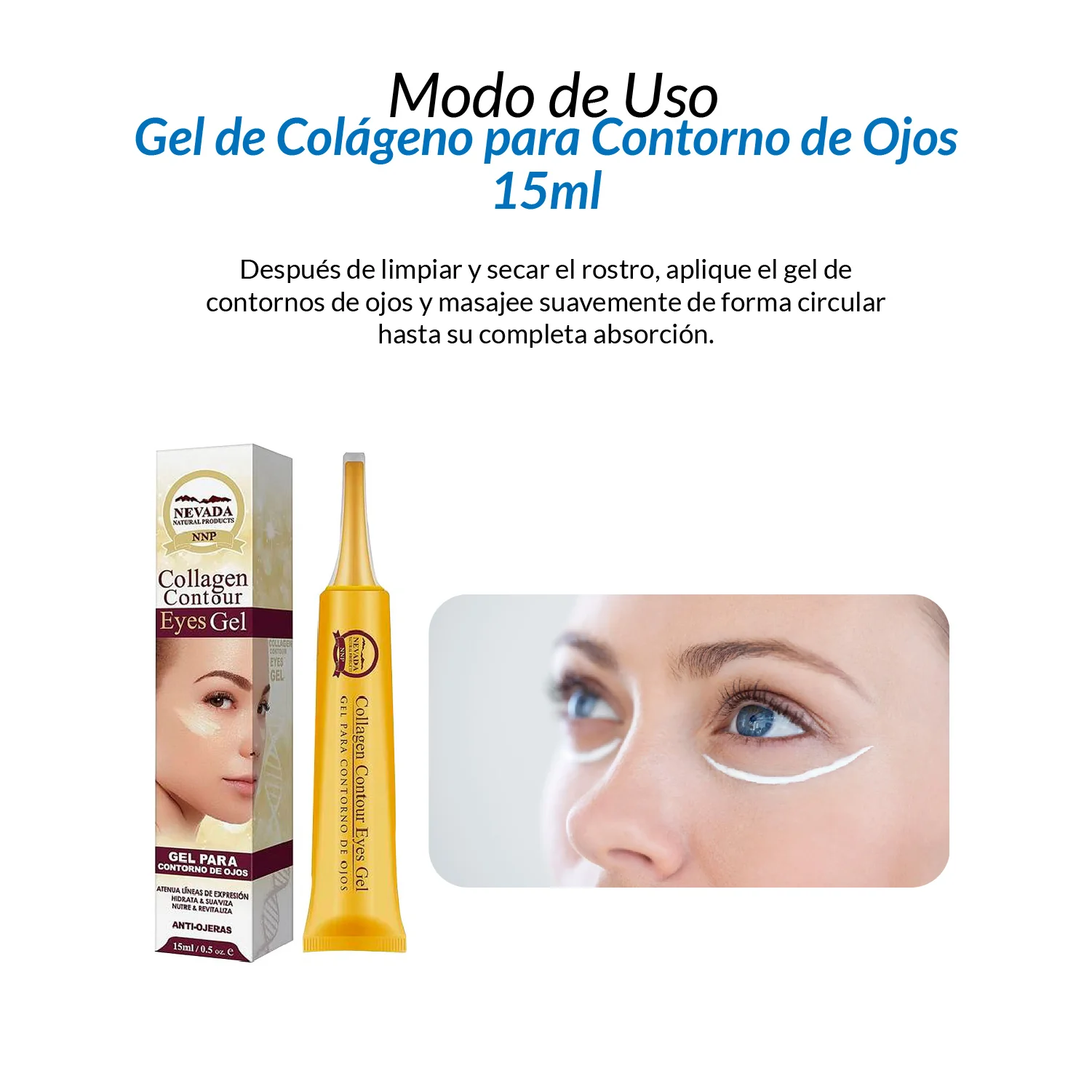 Gel de Colageno para Contorno de Ojos 15ml - Image 5