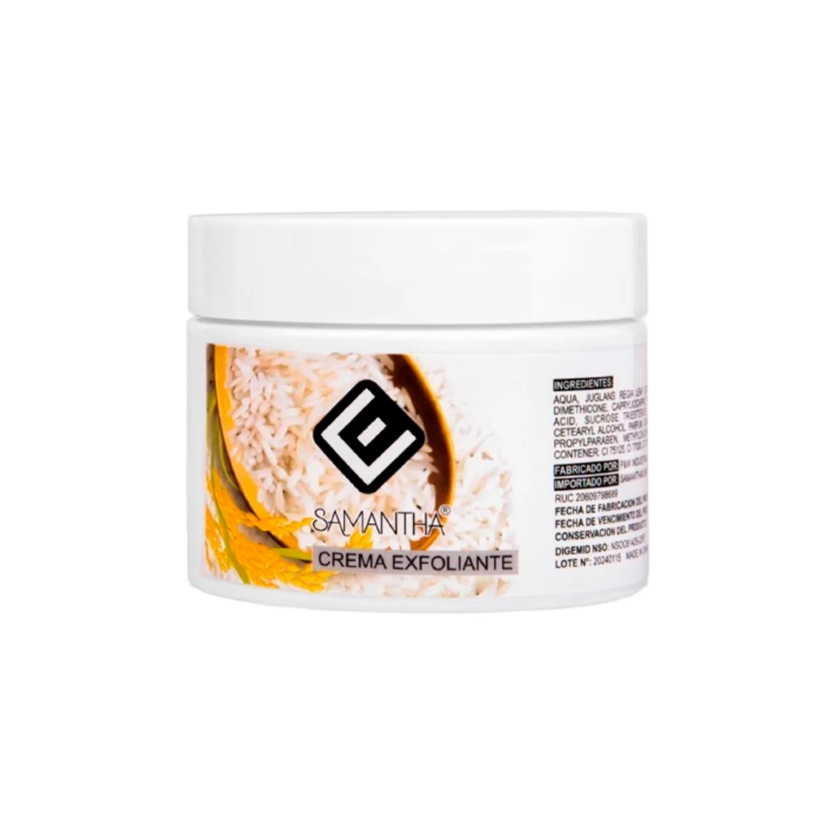 Gel Exfoliante de Arroz Blanqueador 140gr - Samantha - Image 2