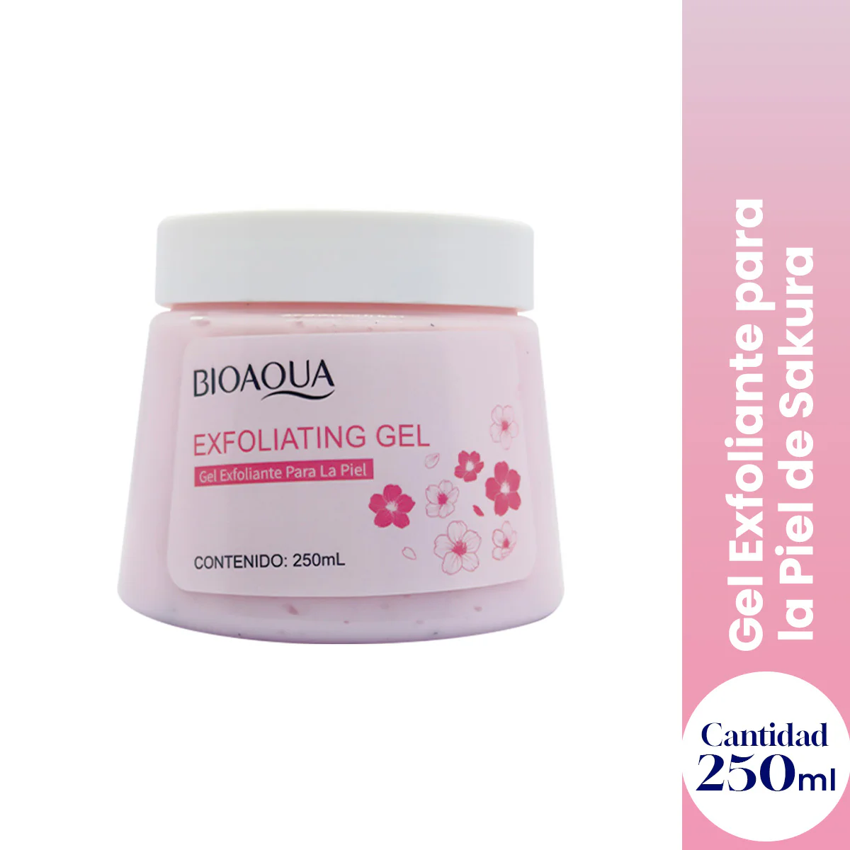 Gel Exfoliante para la Piel de Sakura 250gr - Bioaqua