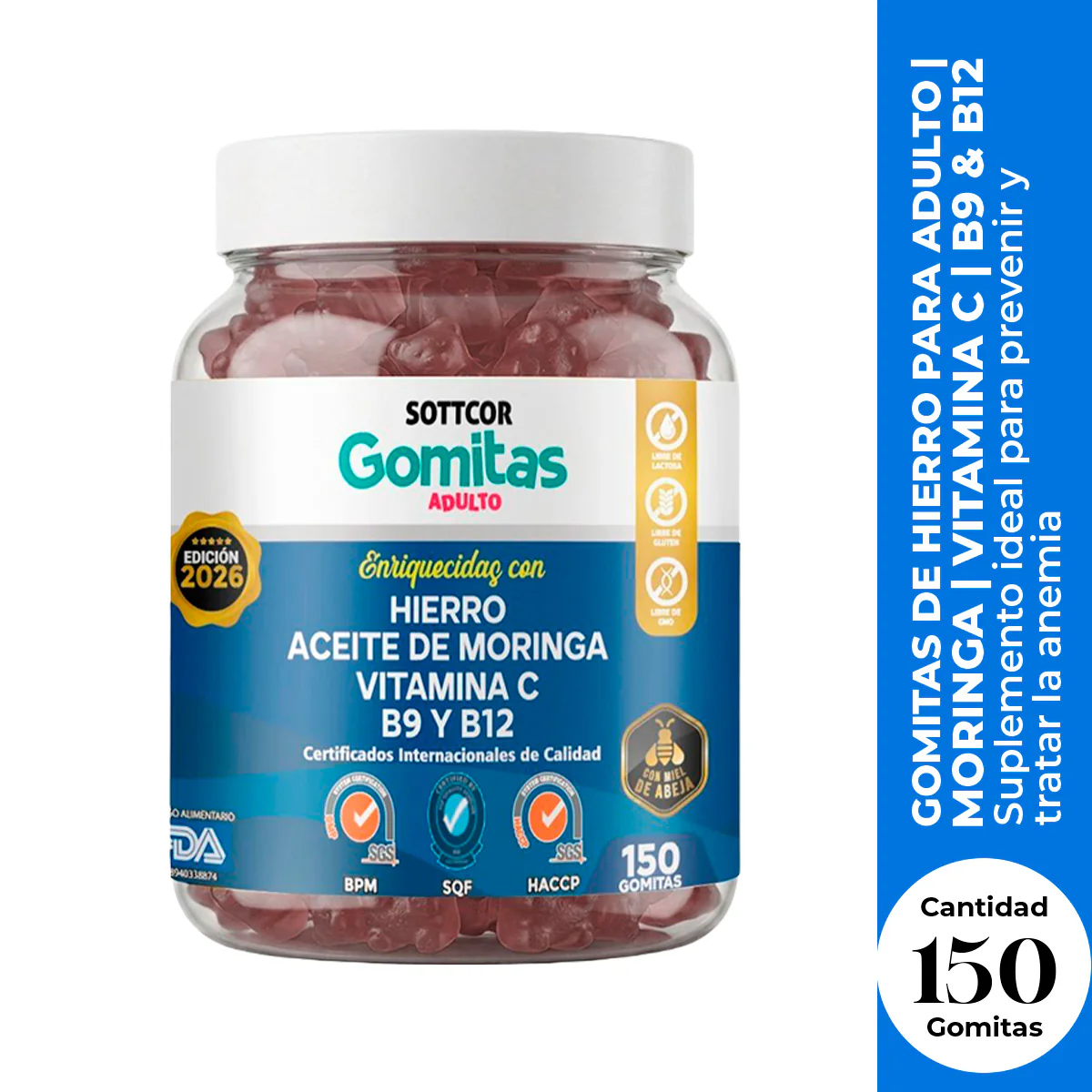 GOMITAS DE HIERRO ADULTO - SOTTCOR