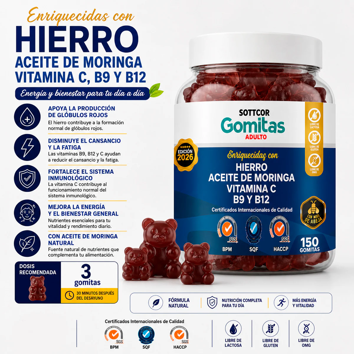 GOMITAS DE HIERRO ADULTO - SOTTCOR - Image 2