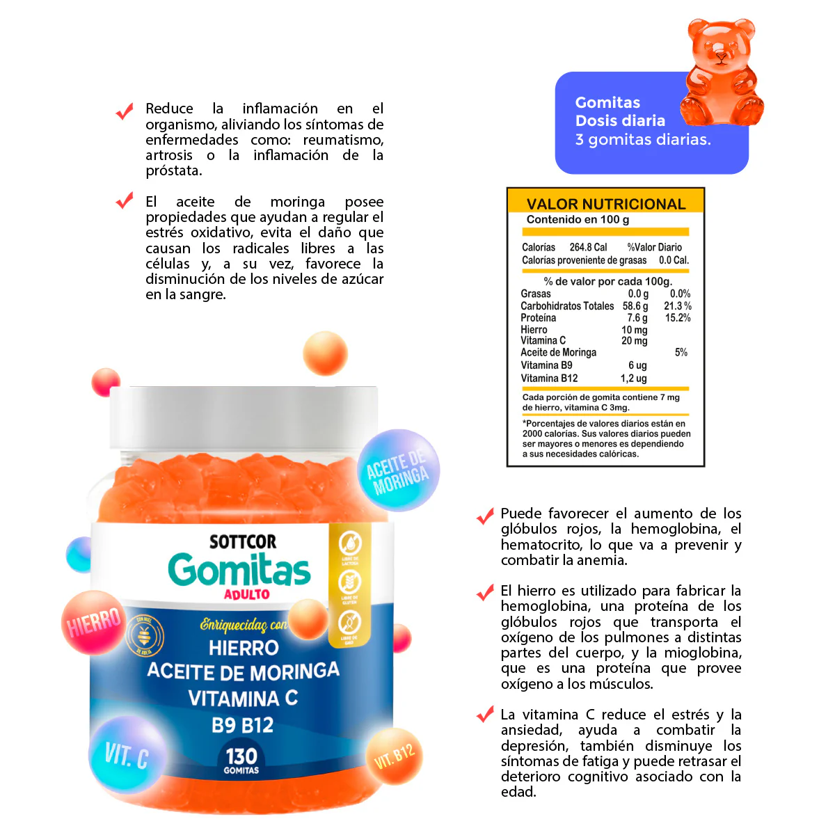 GOMITAS DE HIERRO ADULTO - SOTTCOR - Image 3