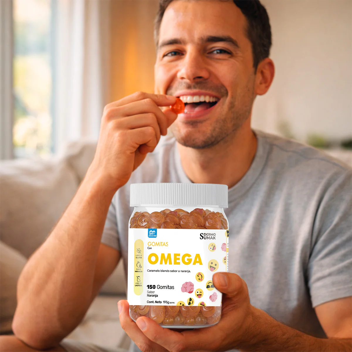 GOMITAS OMEGA - ADULTO 150 GOMITAS - DERMO SUMAK - Image 6