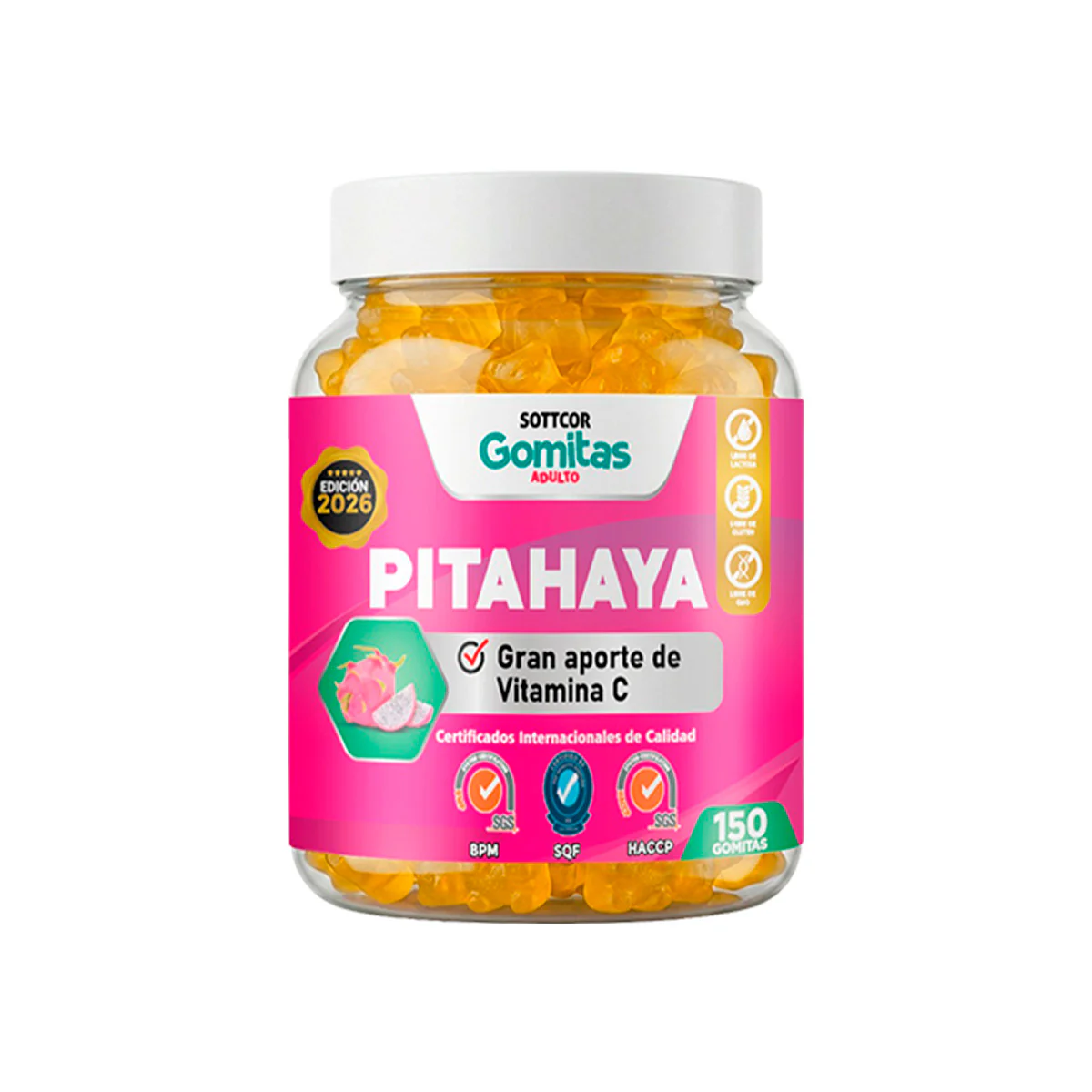 Gomitas para Adultos PITAHAYA 150 Gomitas - Sottcor - Image 3