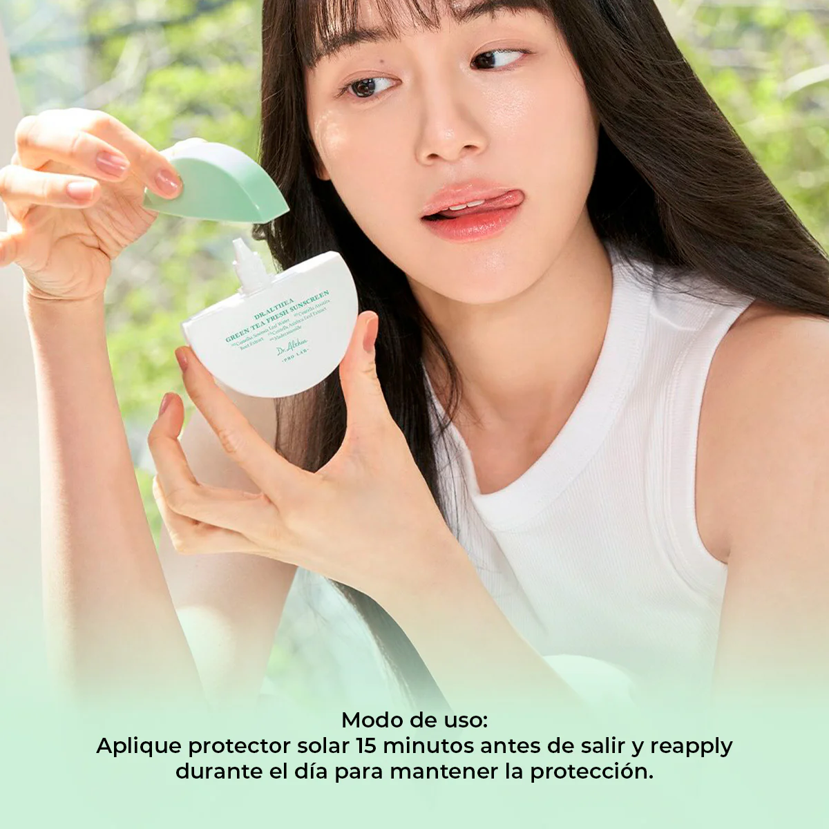 GREEN TEA FRESH SUNSCREEN 45ml- DR. ALTHEA - Image 4