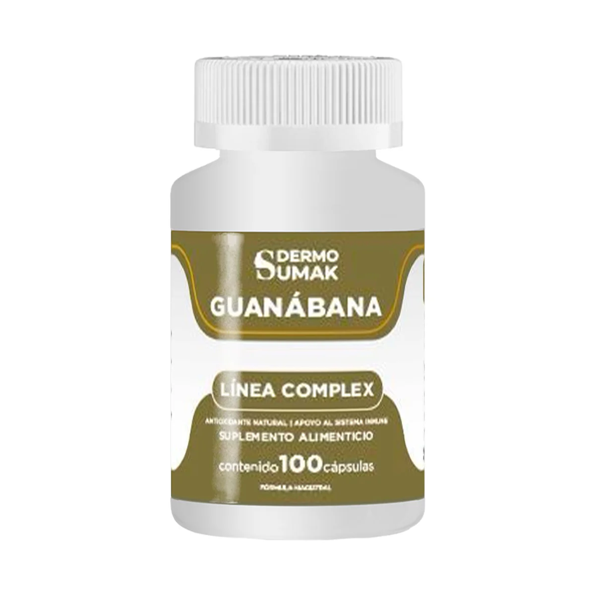 DERMO SUMAK – SUPLEMENTO ANTIOXIDANTE Y DIGESTIVO – GUANÁBANA ANTIOXIDANTE NATURAL – 100 CÁPSULAS - Image 4