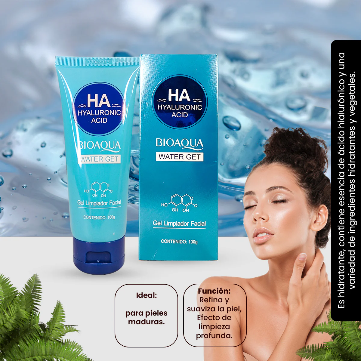 HA HYALURONIC ACID WATER GET 100g - BIOAQUA - Image 4