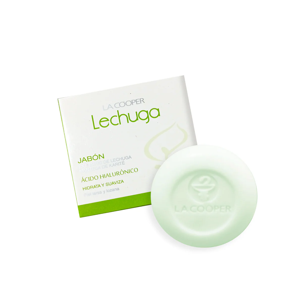 jabón lechuga con manteca de karite La cooper 80Gr - Image 2