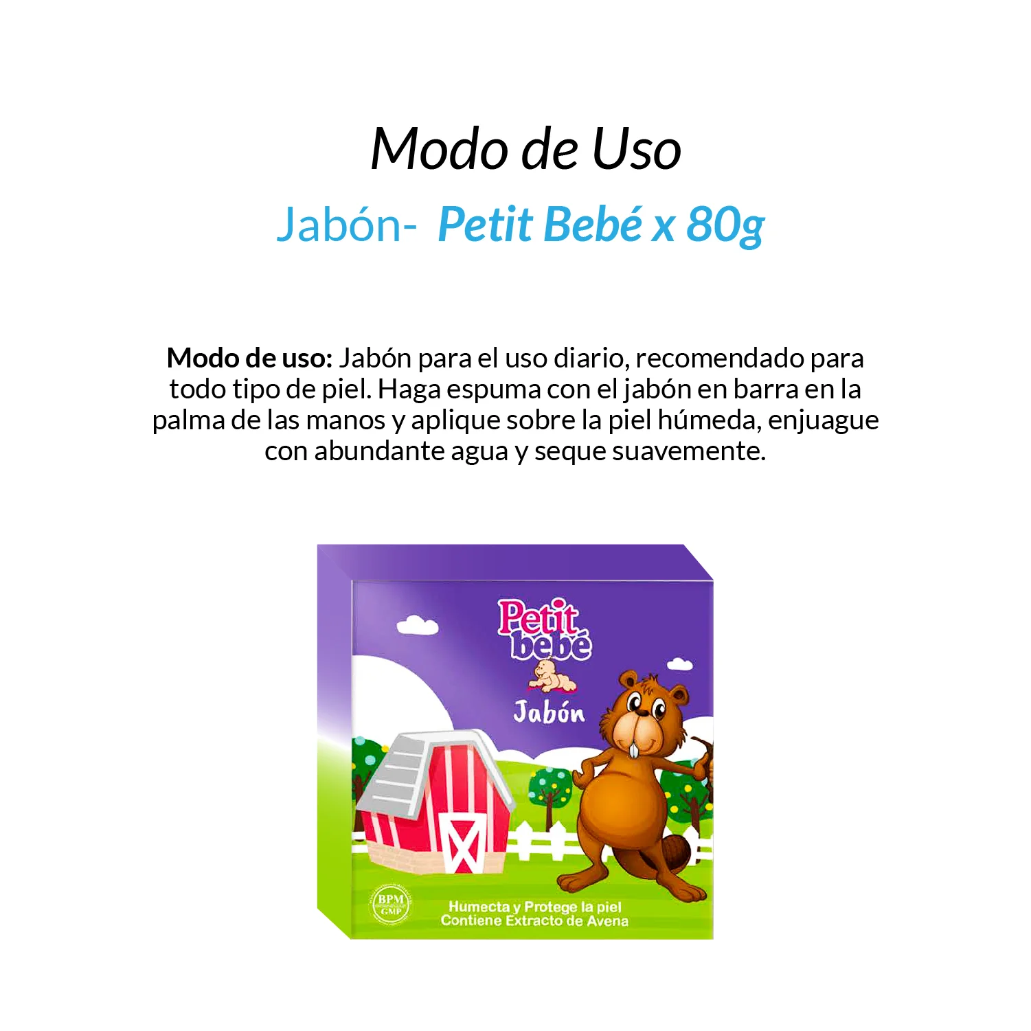 Jabón Petit Bebé x 80g - Image 2